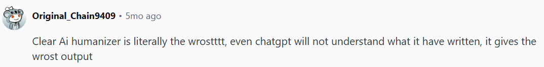 Smart AI Humanizer dårlig output