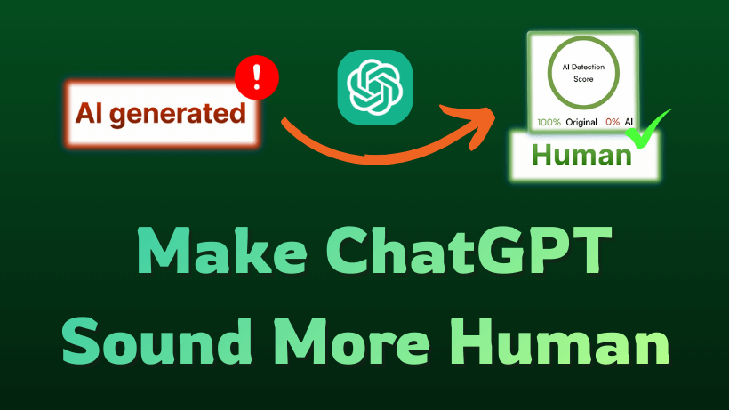 how to make chatgpt sound more human