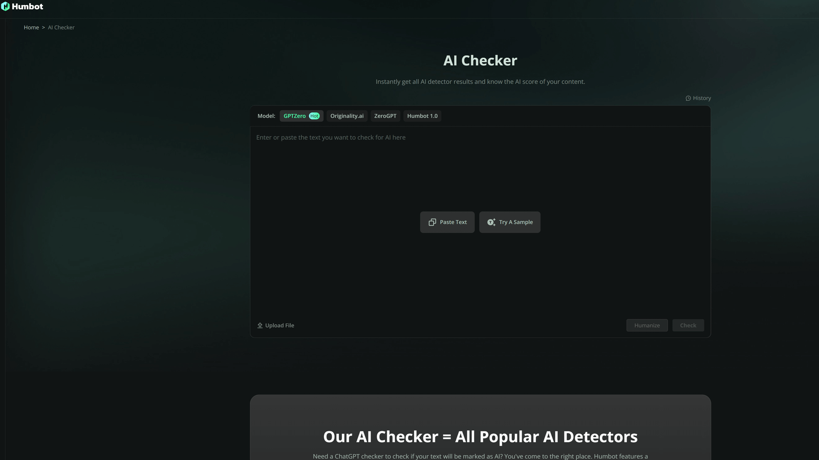humbot ai checker
