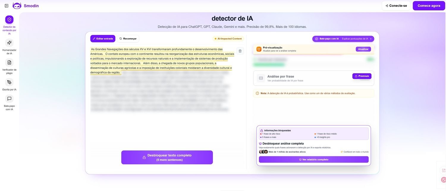Smodin Verificador de IA